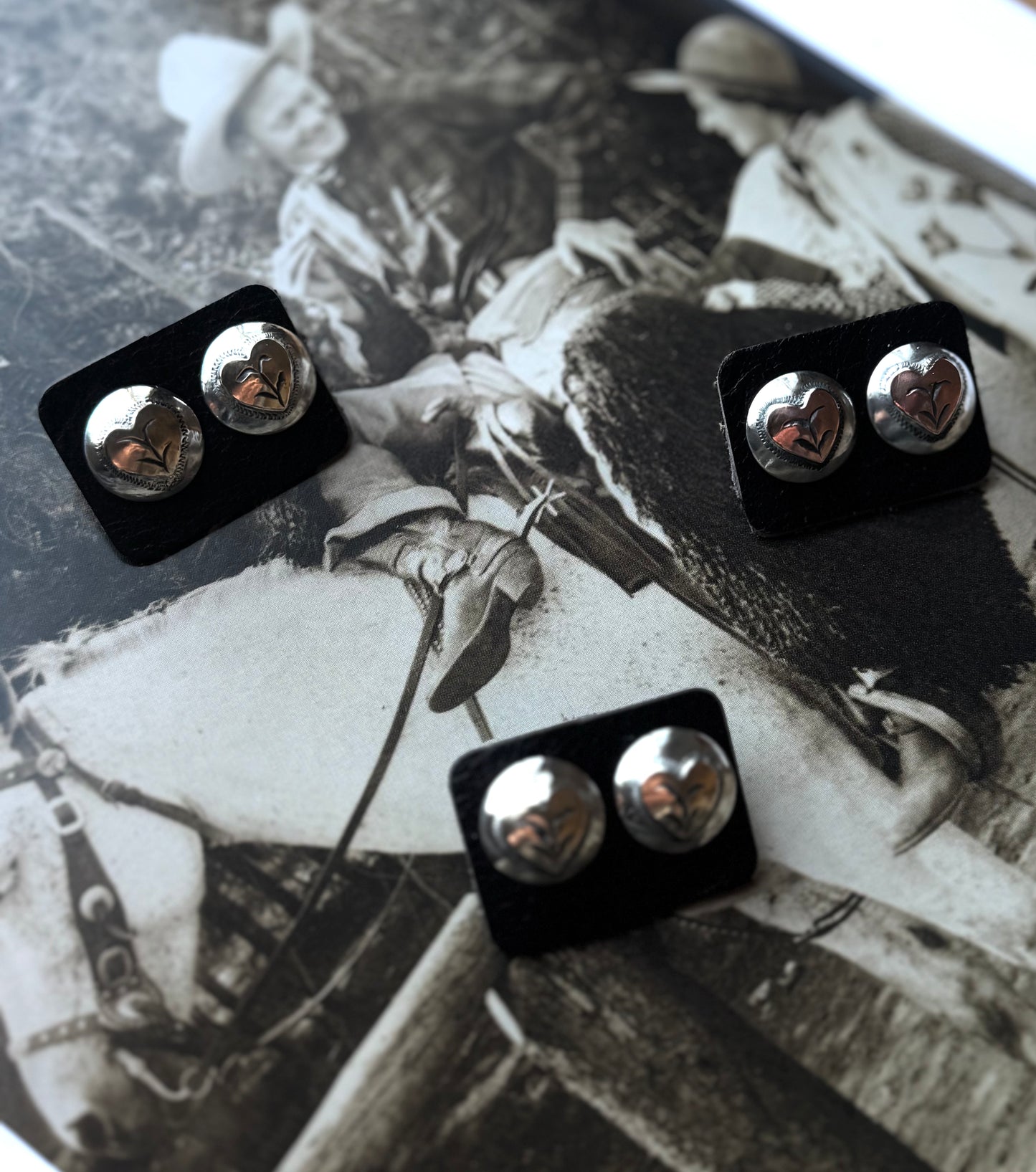 + Sweetheart Concho Earrings +