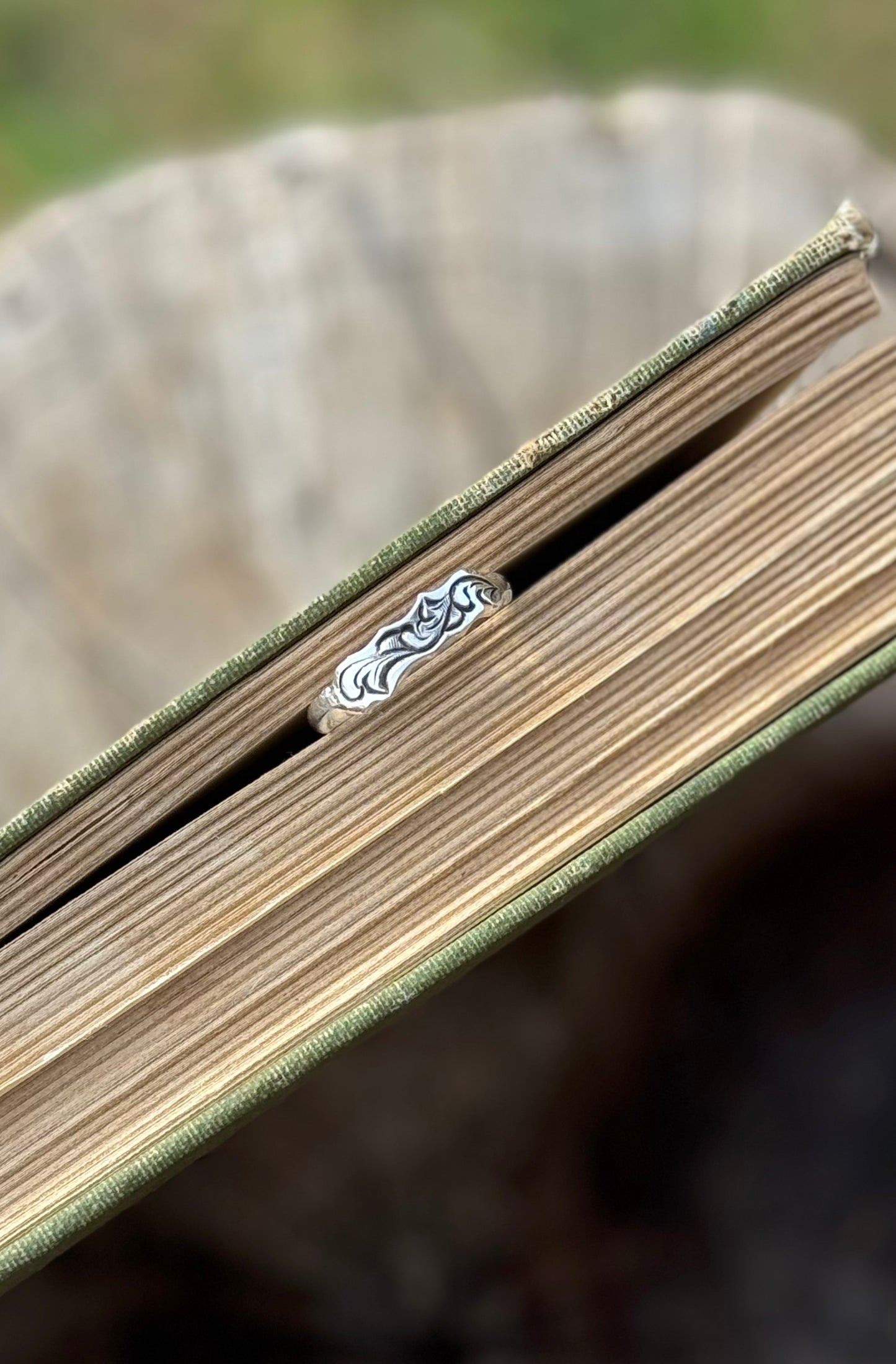 Half Engraved Band