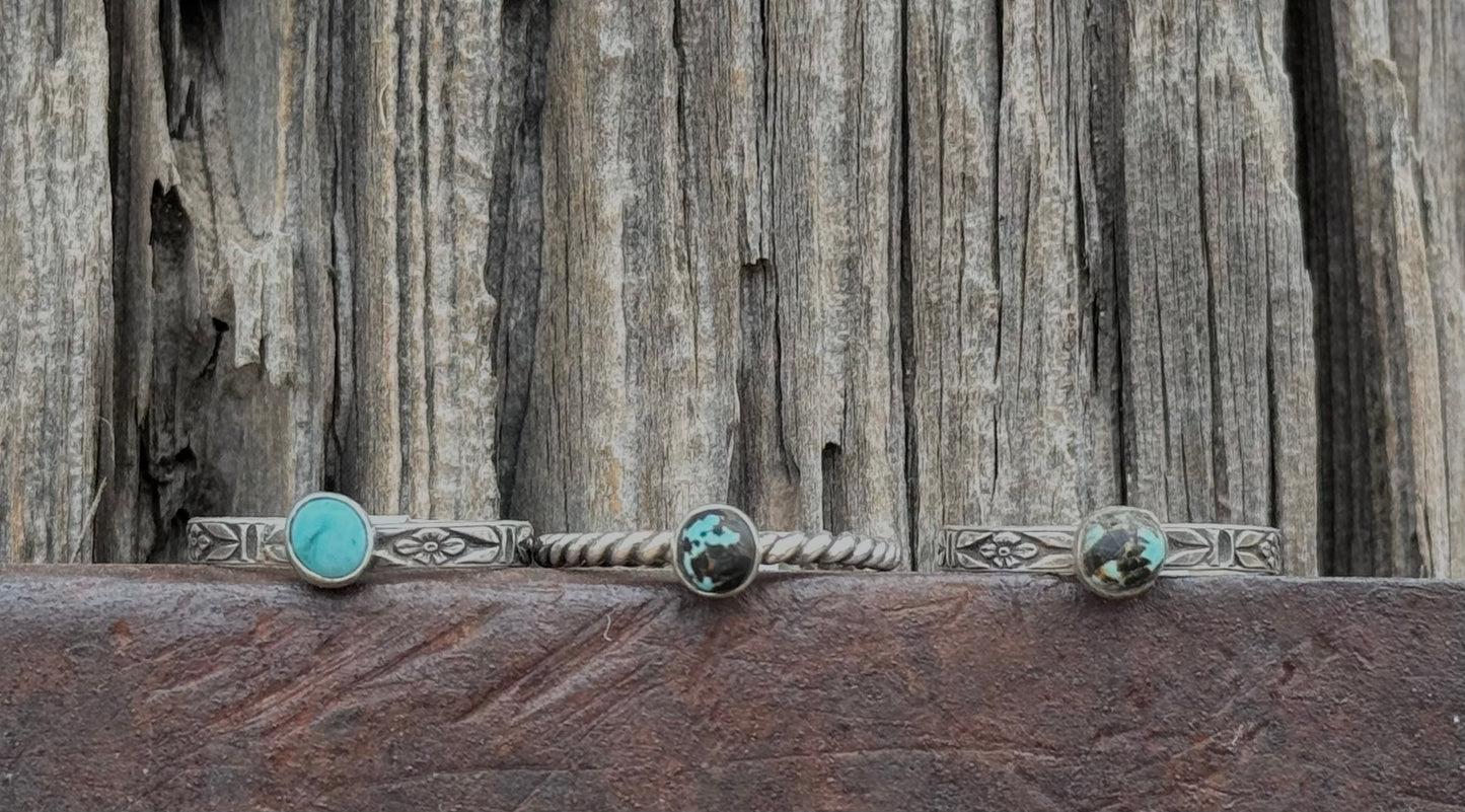 Turquoise Stacker Rings