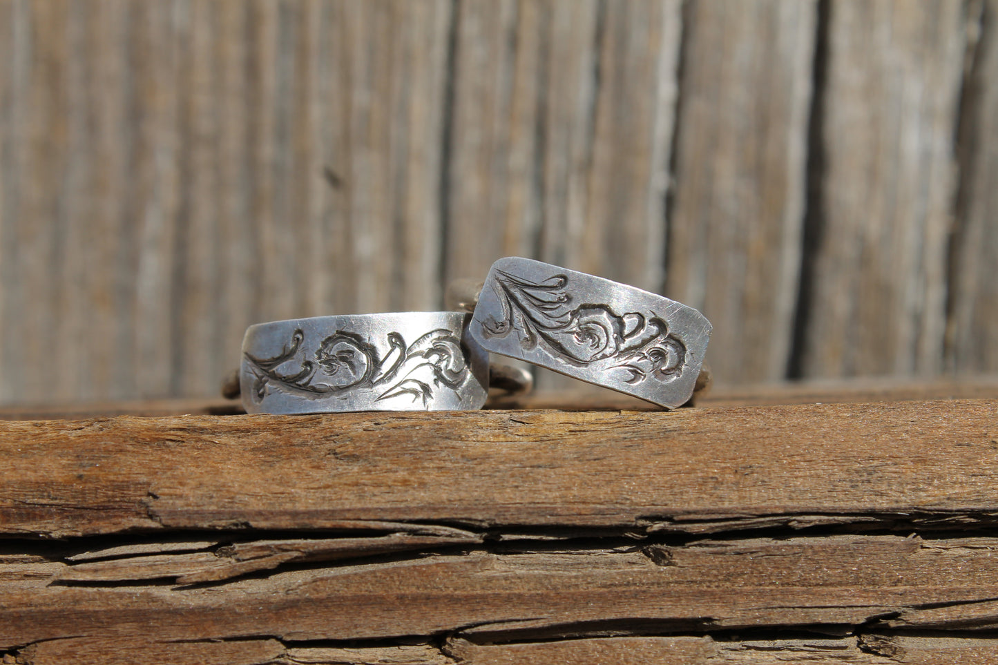 Engraved Band Rings