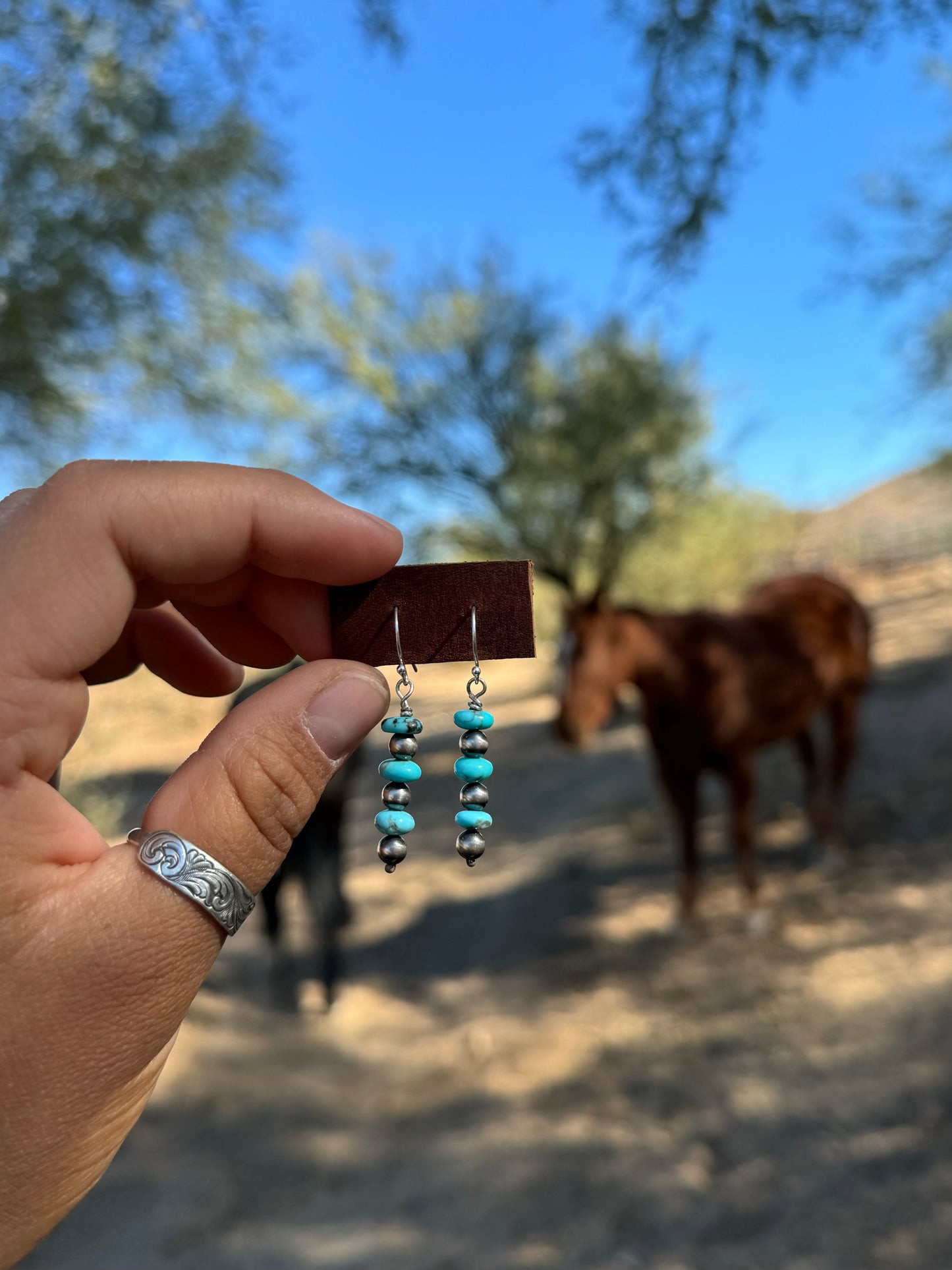 Kingman Turquoise & Navajo Pearl