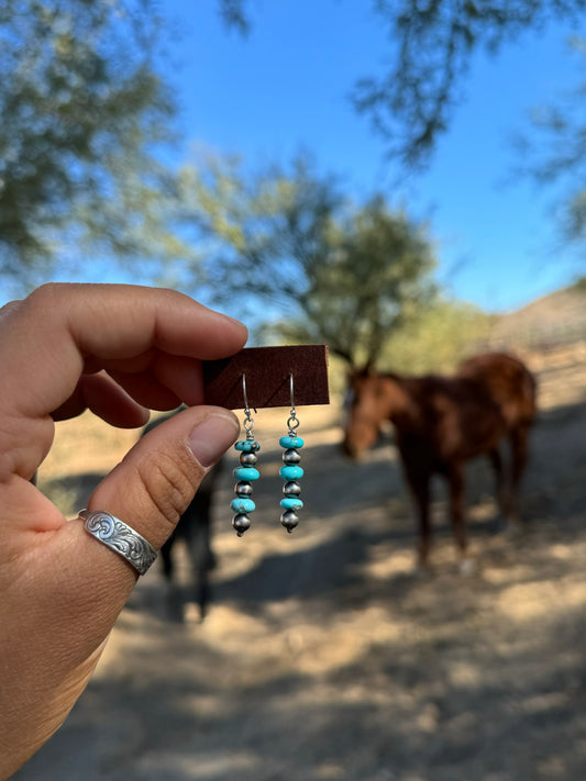 Kingman Turquoise & Navajo Pearl