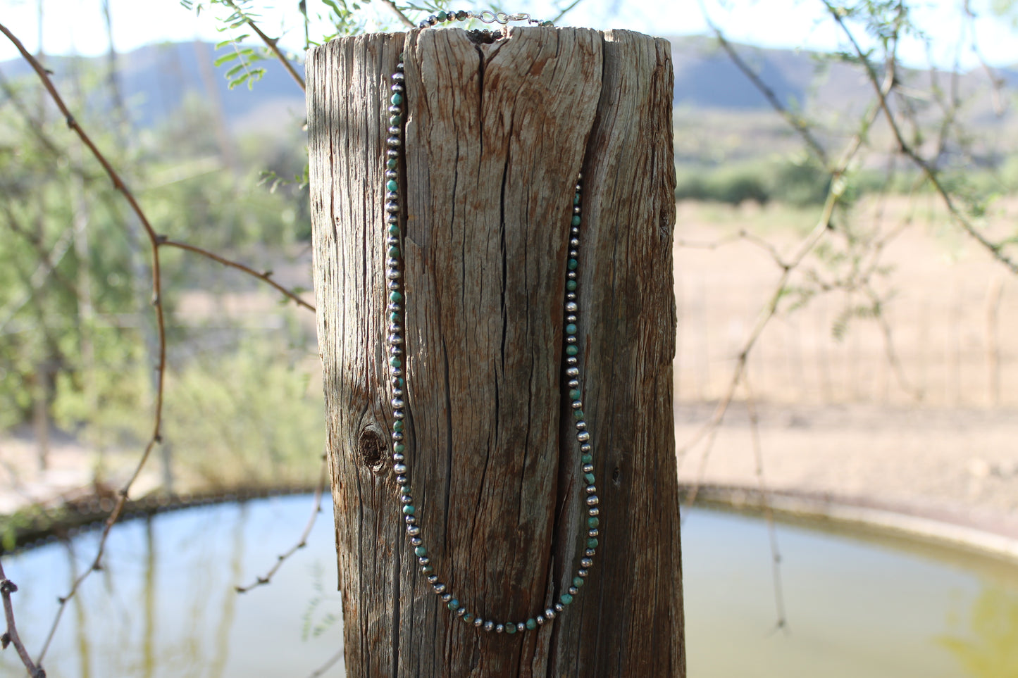 Kingman Turquoise & Navajo Pearls