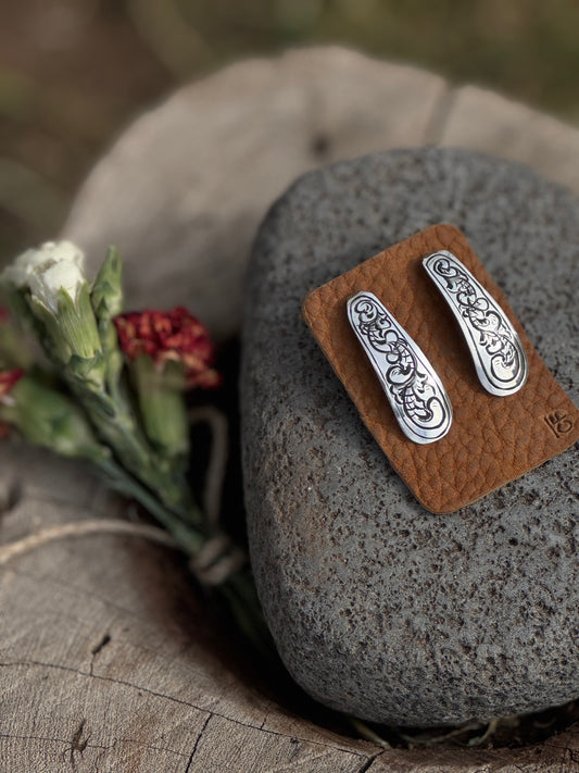 Engraved Earrings