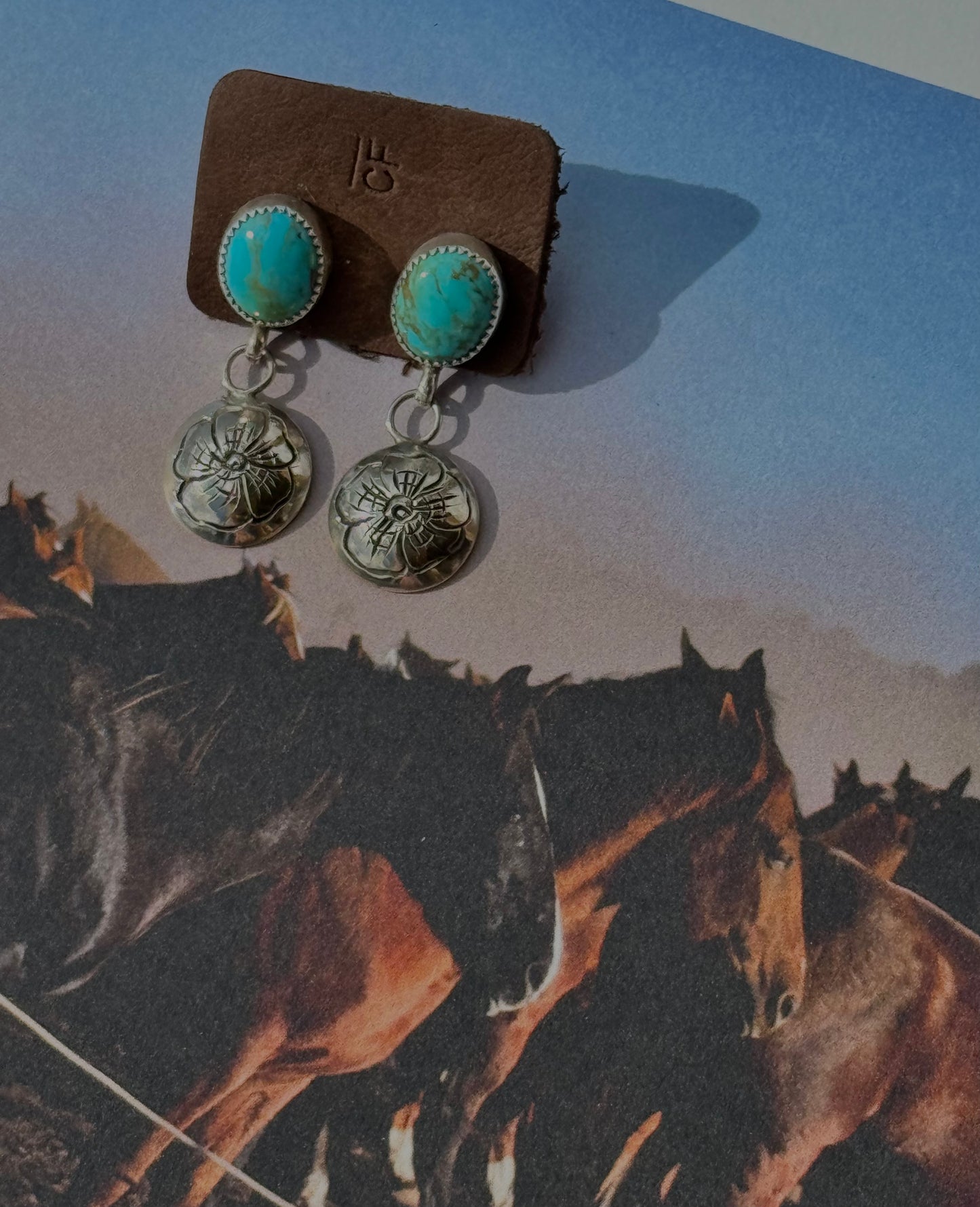 Hollyhock Earrings