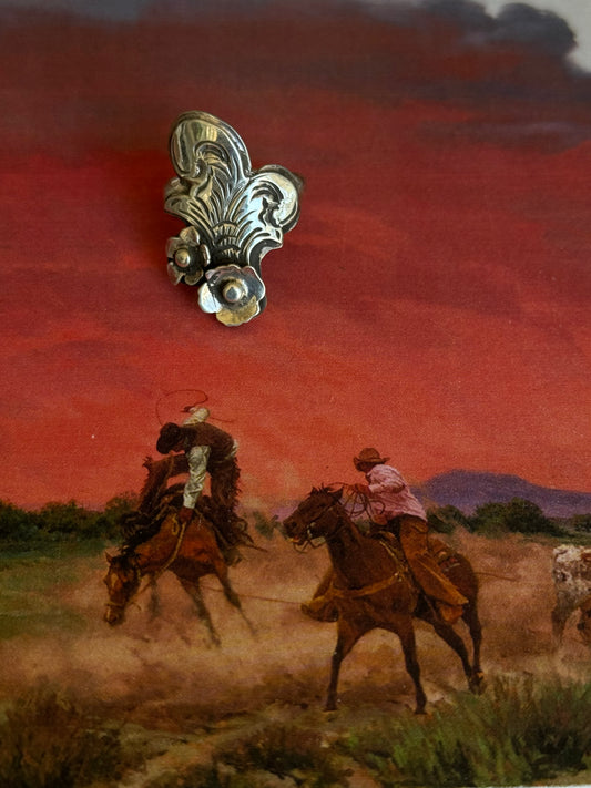 Filigree + Flowers Ring