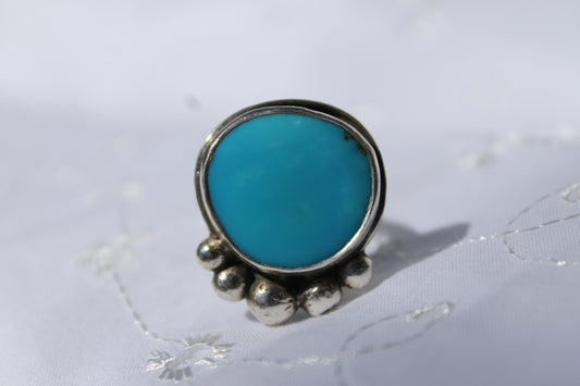 Embellishment Turquoise Ring